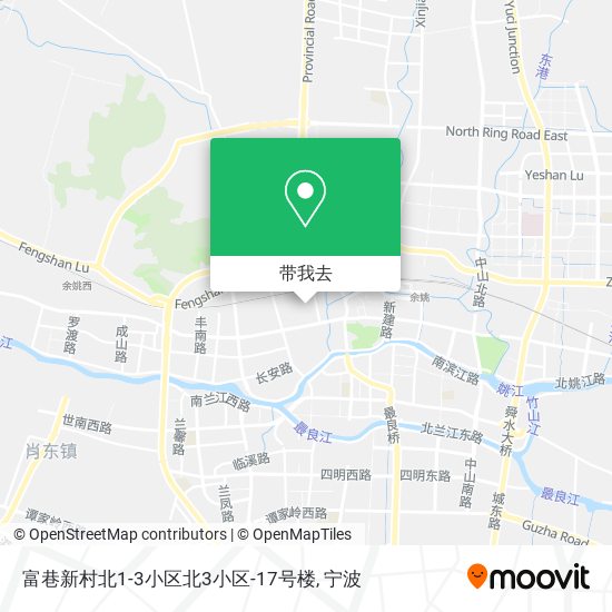 富巷新村北1-3小区北3小区-17号楼地图