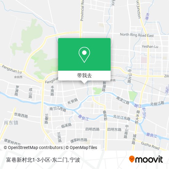 富巷新村北1-3小区-东二门地图