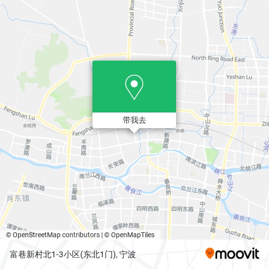 富巷新村北1-3小区(东北1门)地图