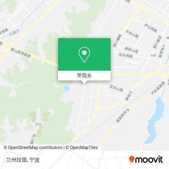 兰州拉面地图