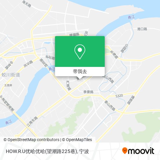 HOW.R.U优哈优哈(望潮路225巷)地图