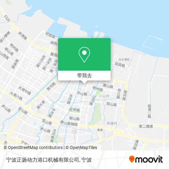 宁波正扬动力港口机械有限公司地图