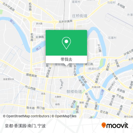 皇都·香溪园-南门地图