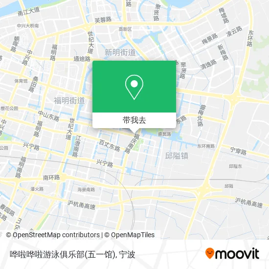 哗啦哗啦游泳俱乐部(五一馆)地图