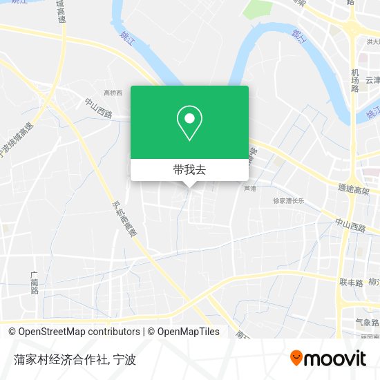 蒲家村经济合作社地图