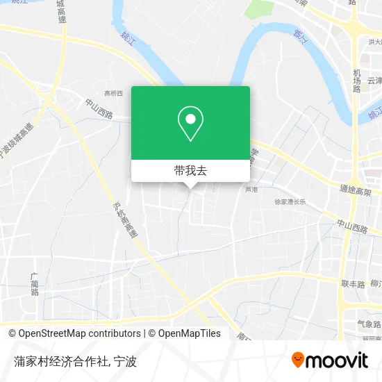 蒲家村经济合作社地图
