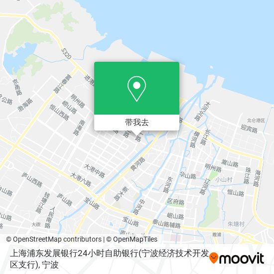 上海浦东发展银行24小时自助银行(宁波经济技术开发区支行)地图