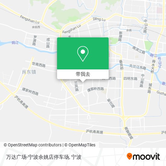 万达广场-宁波余姚店停车场地图
