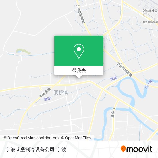 宁波莱堡制冷设备公司地图