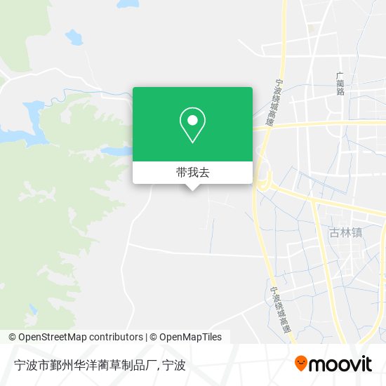 宁波市鄞州华洋蔺草制品厂地图