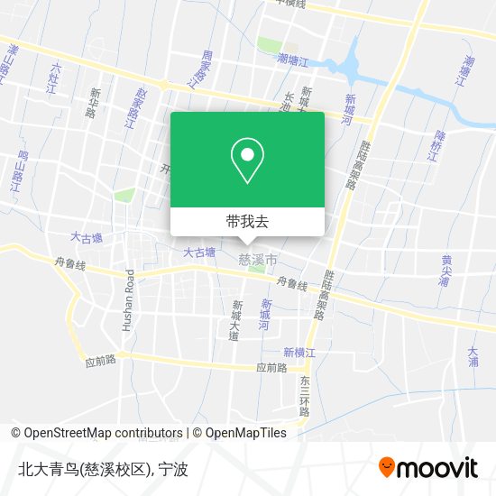 北大青鸟(慈溪校区)地图