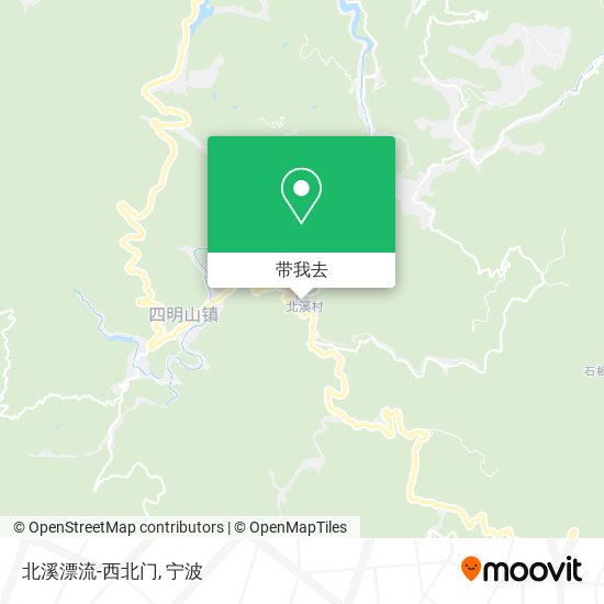 北溪漂流-西北门地图