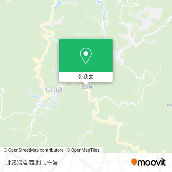 北溪漂流-西北门地图