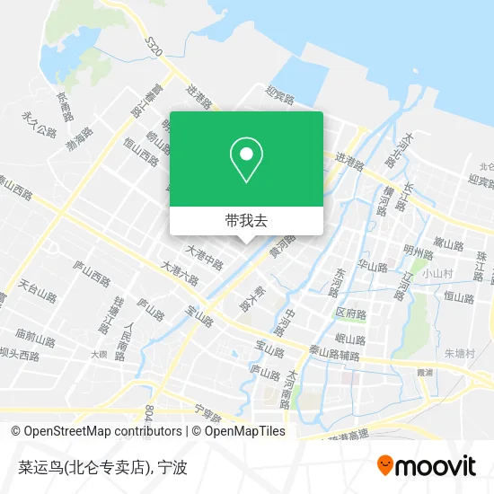 菜运鸟(北仑专卖店)地图