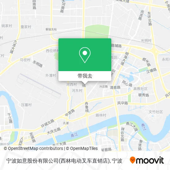 宁波如意股份有限公司(西林电动叉车直销店)地图