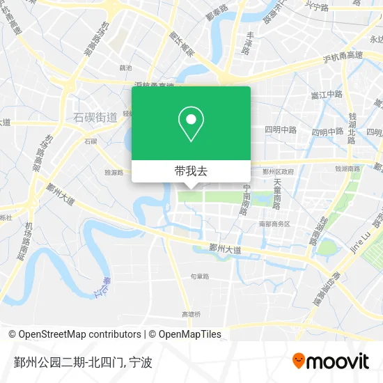 鄞州公园二期-北四门地图