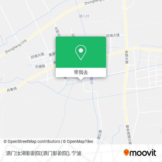 泗门汝湖影剧院(泗门影剧院)地图