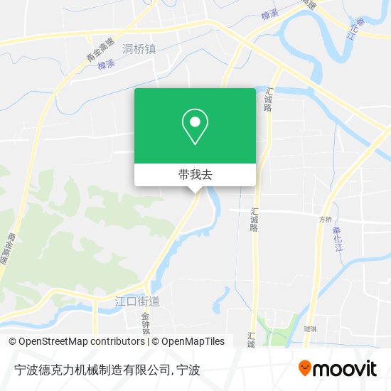 宁波德克力机械制造有限公司地图