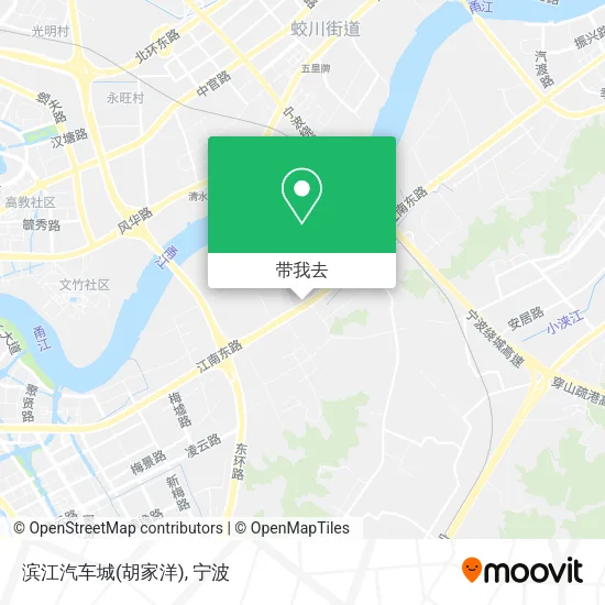 滨江汽车城(胡家洋)地图