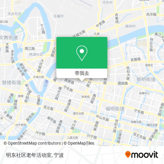 明东社区老年活动室地图