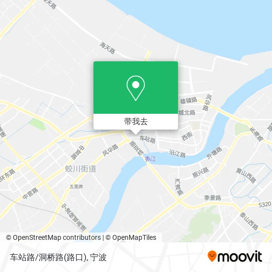 车站路/洞桥路(路口)地图