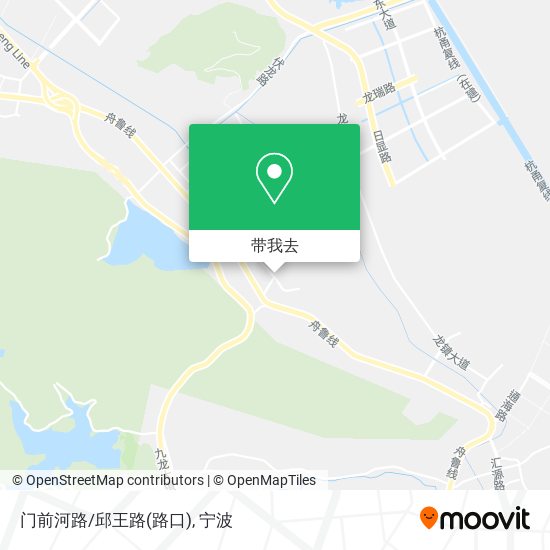 门前河路/邱王路(路口)地图