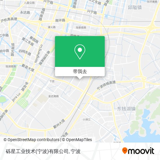 砾星工业技术(宁波)有限公司地图