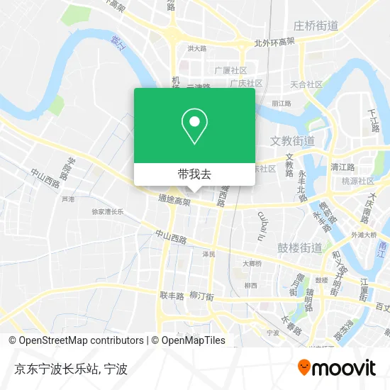 京东宁波长乐站地图