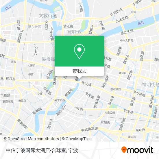 中信宁波国际大酒店-台球室地图