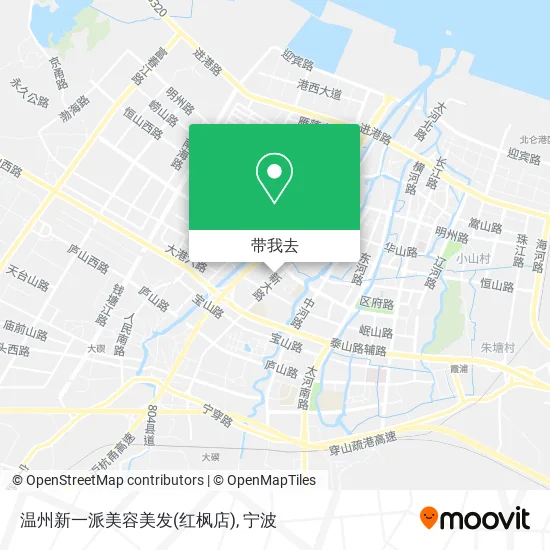 温州新一派美容美发(红枫店)地图