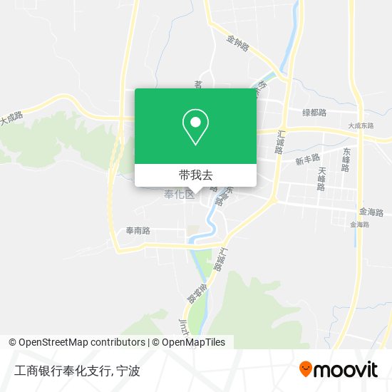 工商银行奉化支行地图