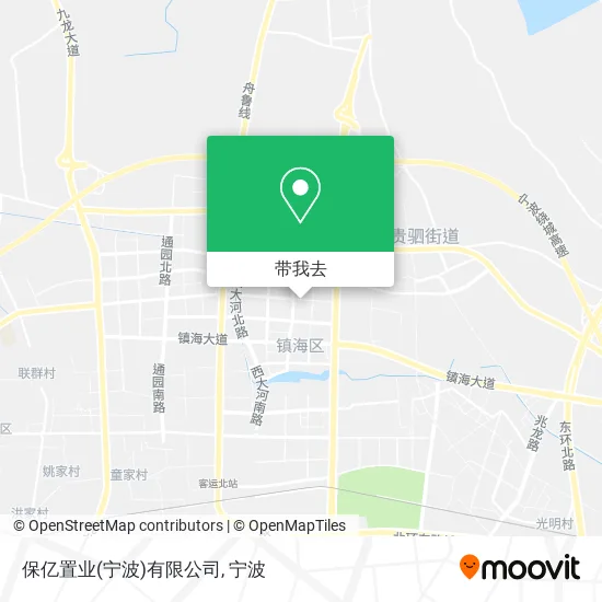 保亿置业(宁波)有限公司地图