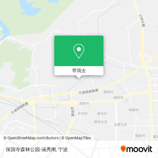 保国寺森林公园-涵秀阁地图