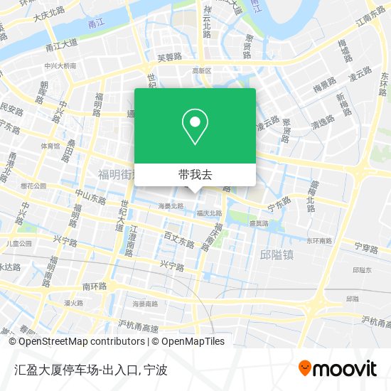 汇盈大厦停车场-出入口地图