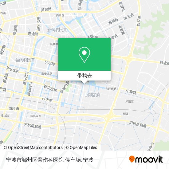 宁波市鄞州区骨伤科医院-停车场地图