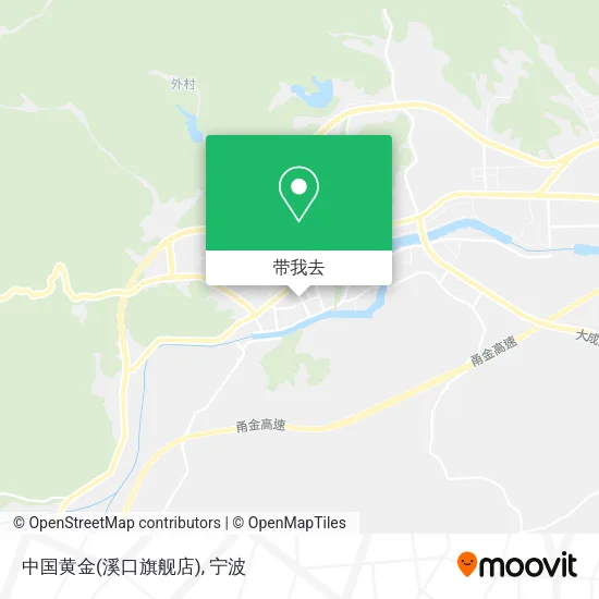 中国黄金(溪口旗舰店)地图