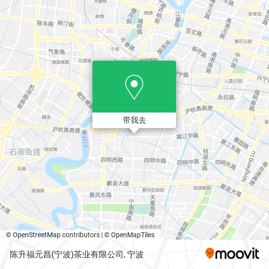 陈升福元昌(宁波)茶业有限公司地图