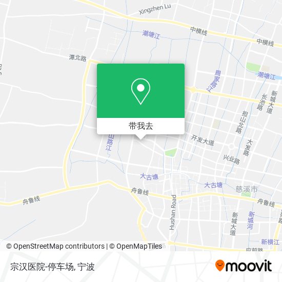 宗汉医院-停车场地图