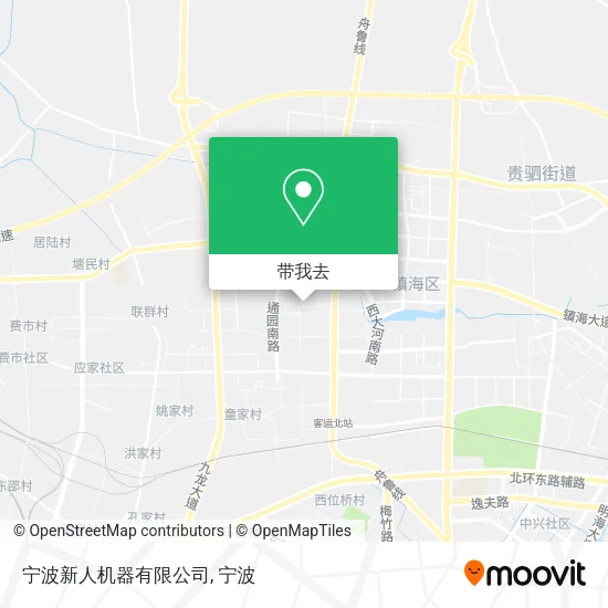 宁波新人机器有限公司地图
