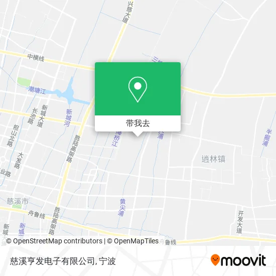 慈溪亨发电子有限公司地图