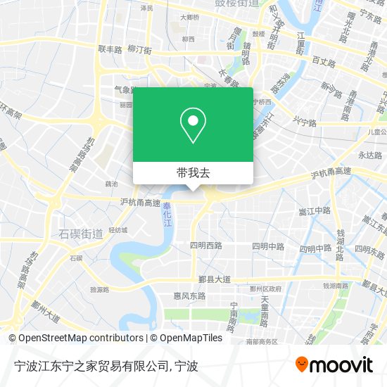 宁波江东宁之家贸易有限公司地图