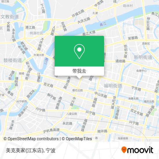 美克美家(江东店)地图