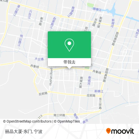 丽晶大厦-东门地图