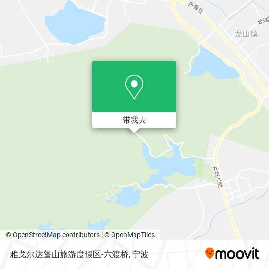 雅戈尔达蓬山旅游度假区-六渡桥地图