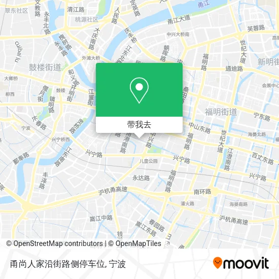 甬尚人家沿街路侧停车位地图