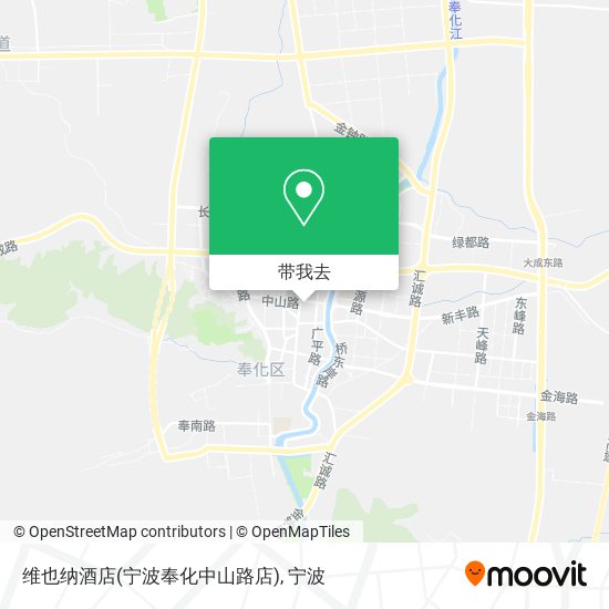 维也纳酒店(宁波奉化中山路店)地图