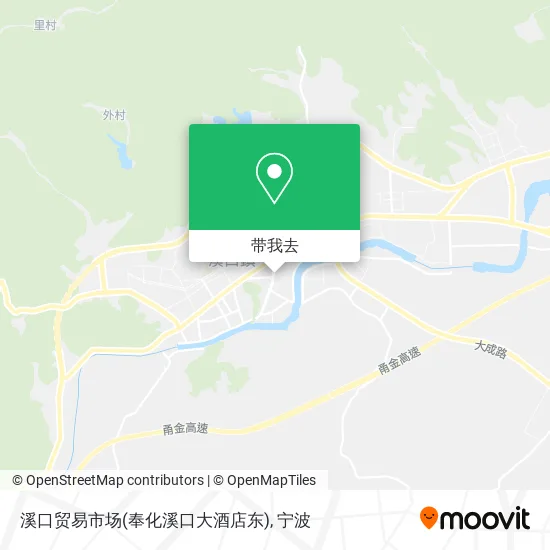溪口贸易市场(奉化溪口大酒店东)地图