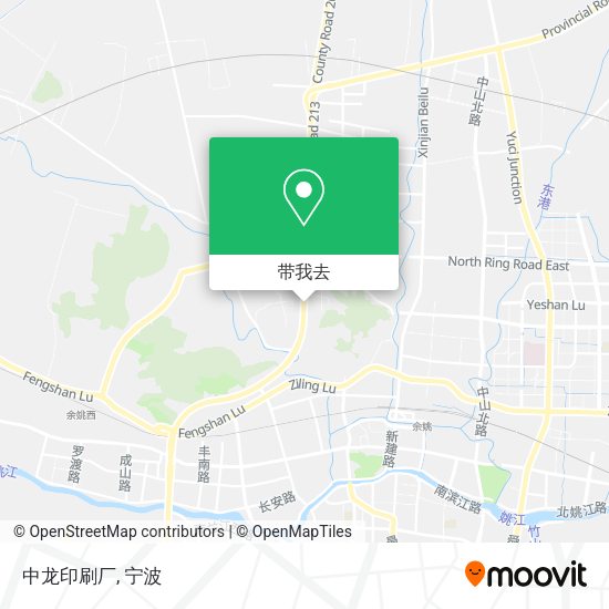 中龙印刷厂地图