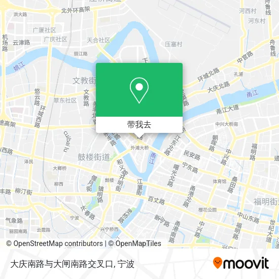 大庆南路与大闸南路交叉口地图