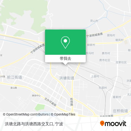 洪塘北路与洪塘西路交叉口地图